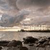 Nonnenhorn, Gewitterwolken über der Schiffslände
