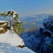 Sächsische Schweiz, Winterlandschaft