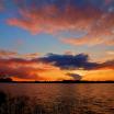 Abendhimmel über der Müritz