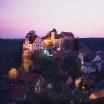 Deutschland Sachsen Burg Hohnstein